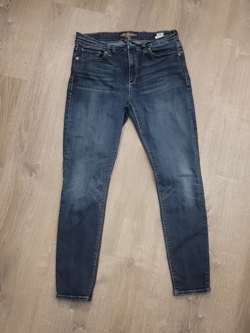 Lucky Brand Dark Indigo Skinny Jeans for Women Brooke Skinny Size 10. 30x29